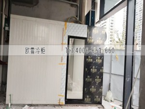 浙江溫州15立方的冷藏冷庫（單系統冷藏雙溫庫）安裝案例